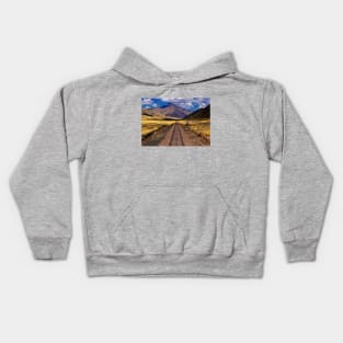 An Andes train ride Kids Hoodie